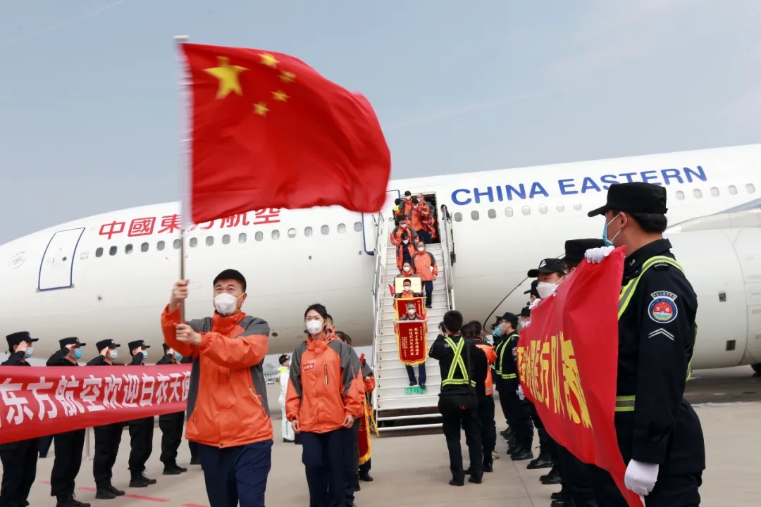 凱旋！西安國際醫(yī)學中心醫(yī)院支援湖北醫(yī)療隊回家