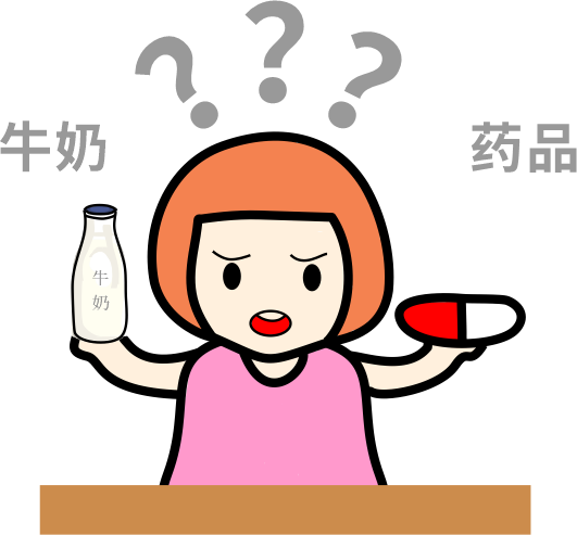 謹記！這些藥別和牛奶一起吃