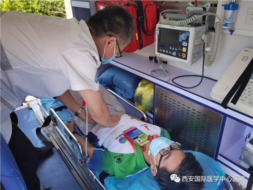 西安國際醫(yī)學(xué)中心醫(yī)院醫(yī)療保障小組助力十四運